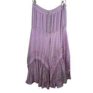 Cottagecore Fairy Whimsical Maxi Purple Skirt Vintage Fast image *Read Plus Flow